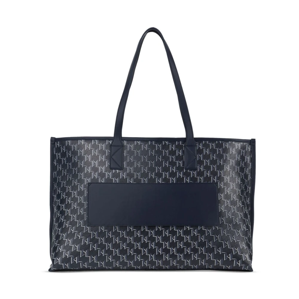 Karl Lagerfeld Tote Voyage Marino MET Monogram Blue Dames