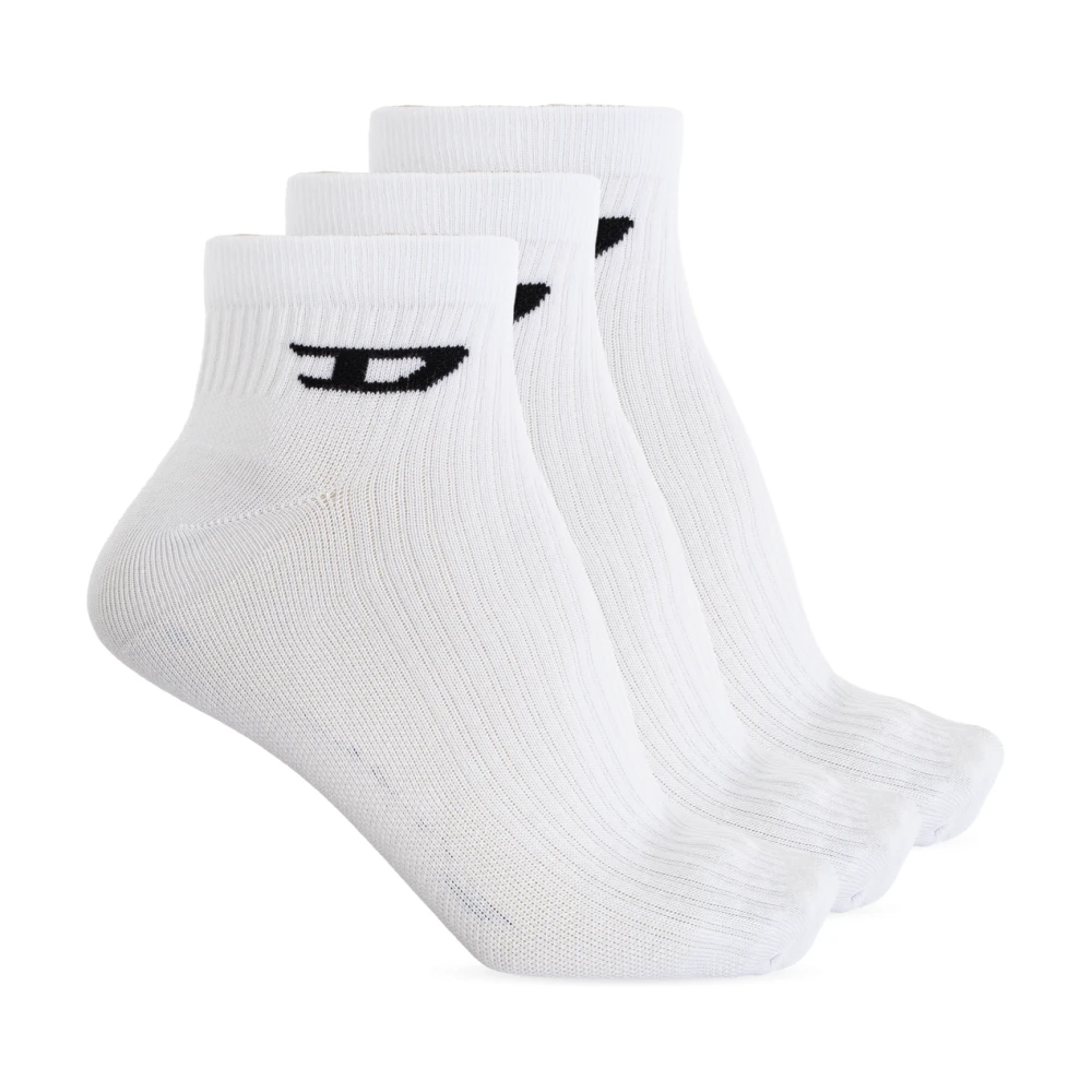 Diesel Driepak sokken Skm-D-Ankle White Heren