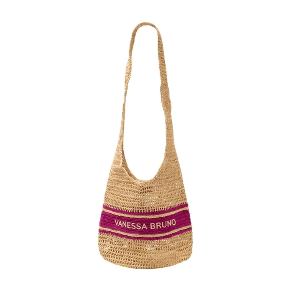 Vanessa Bruno Women's Multicolor Shoulder Bags, One Size, Raffia Hobo Bag