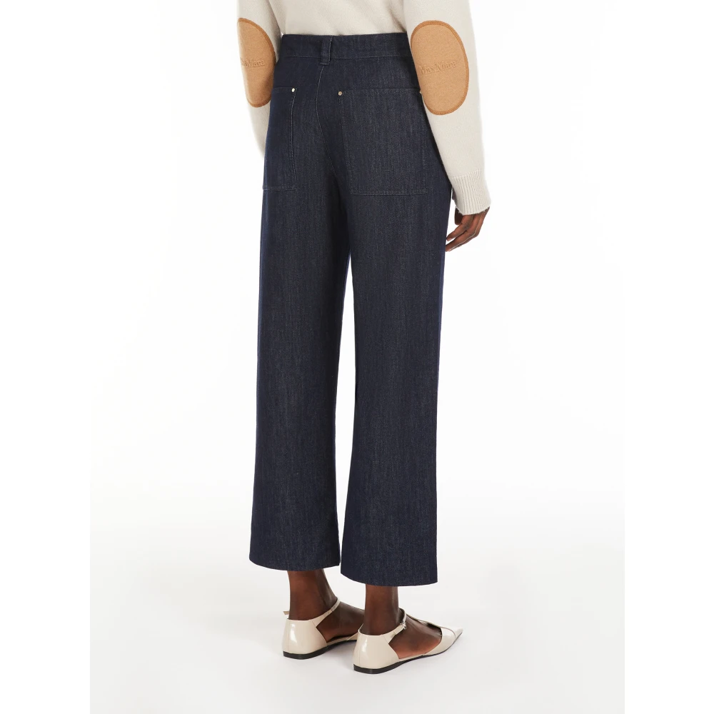 Max Mara Blauwe Schone Terra Modedress Blue Dames