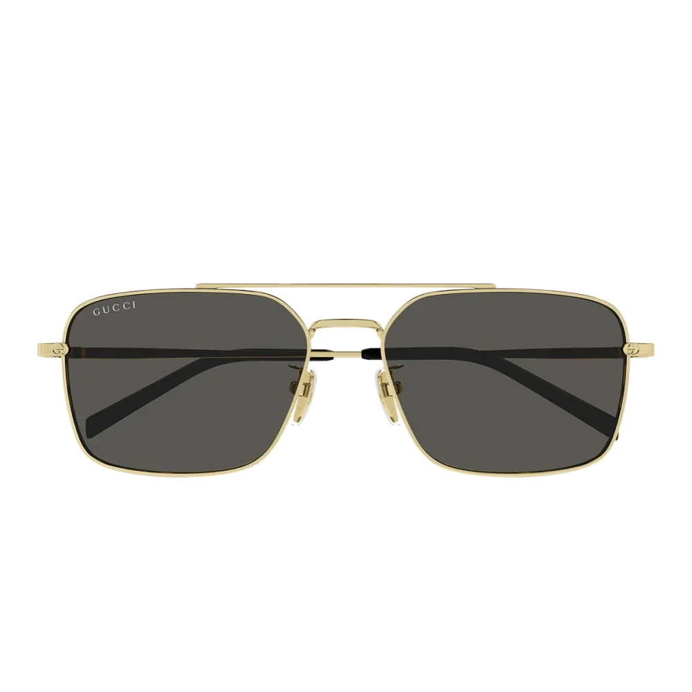 Gucci Yellow Sunglasses, Female, 58 Mm, Specialized Fit Rectangular Sunglasses