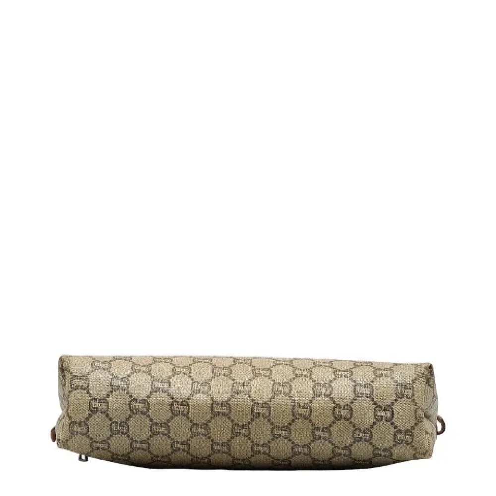 Gucci Vintage Pre-owned Canvas clutches Brown Dames