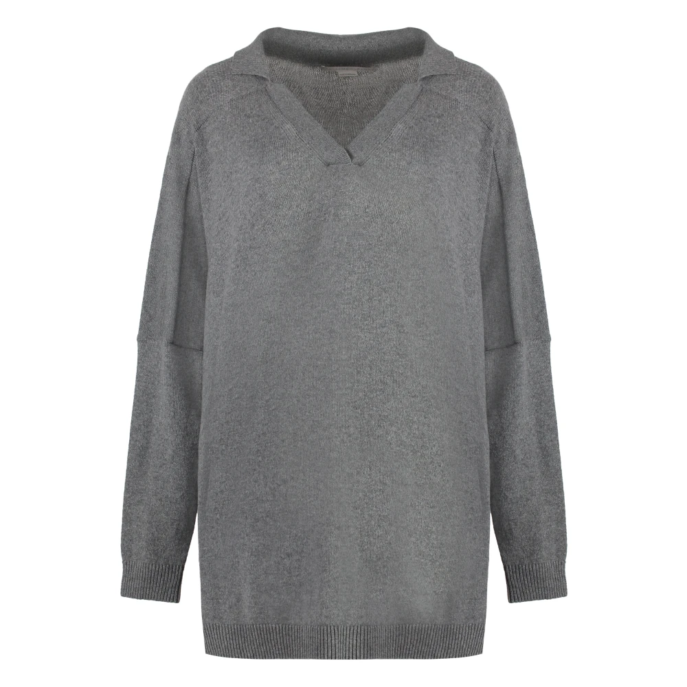 Stella Mccartney Luxe Cashmere V-hals trui Gray Dames