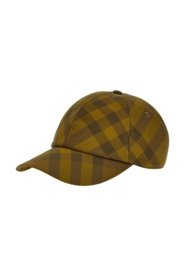 yellow-check-baseball-cap