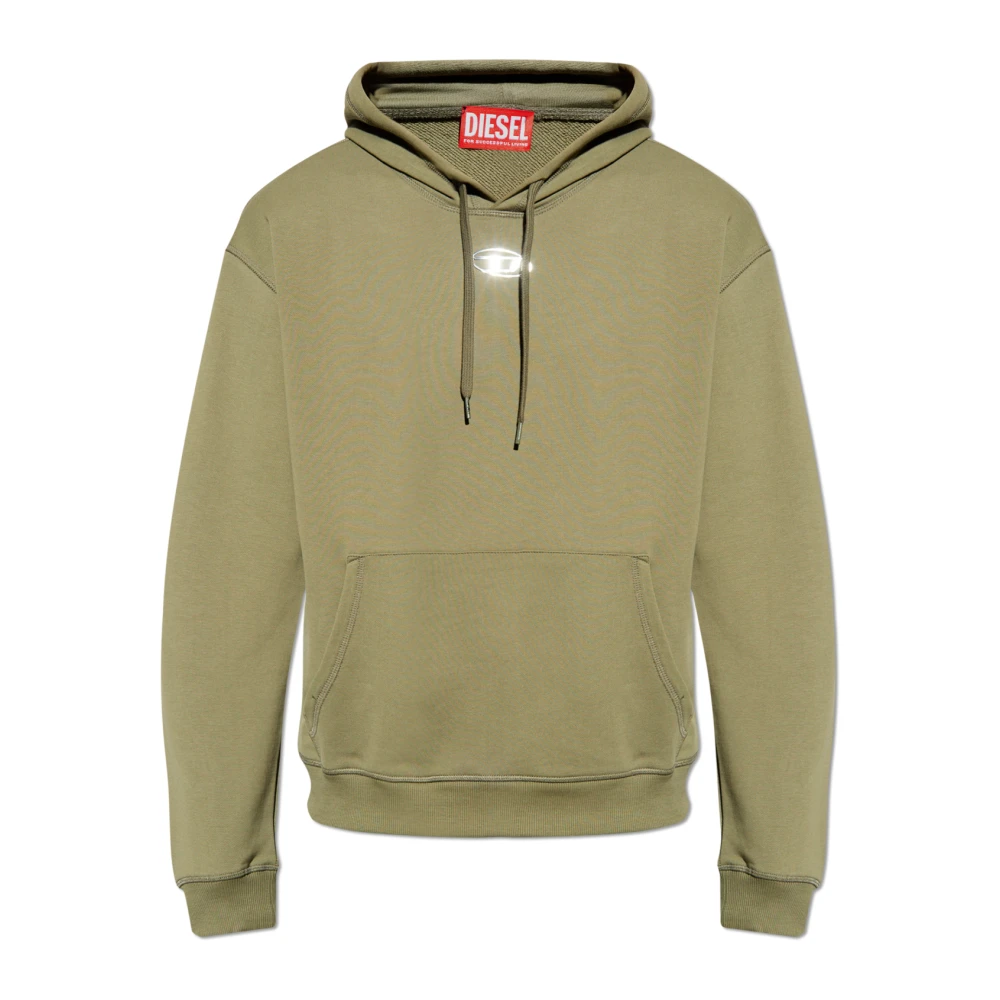Diesel Grön S-Norm-Hood-Iod Sweatshirt