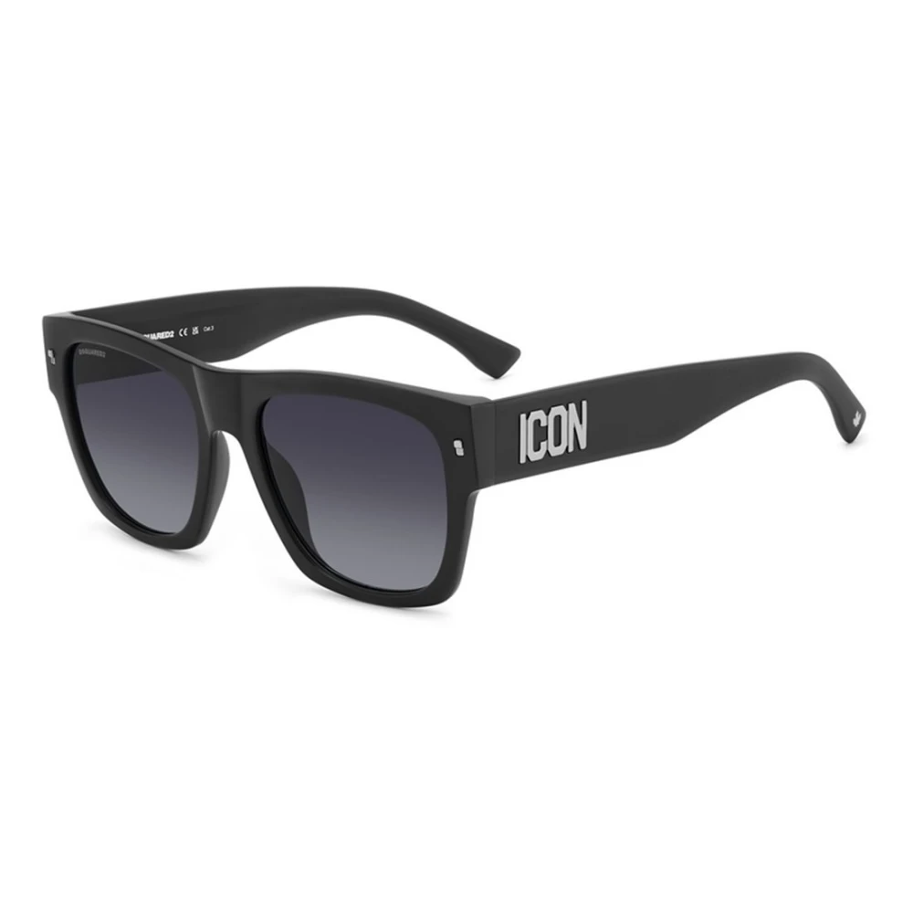 Dsquared2 Men's Black Sunglasses, 55 Mm, Authentic Icon Glasses, Premium Quality