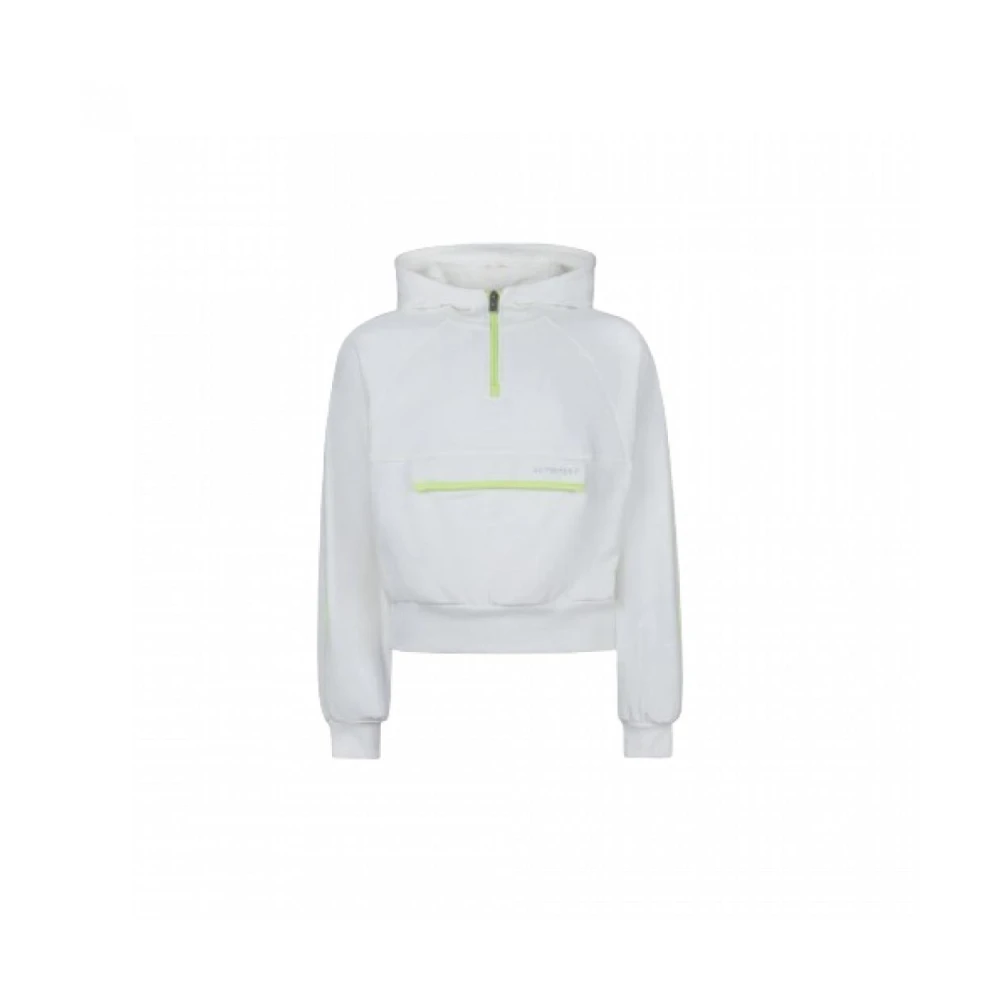 Converse Katoenen Hoodie Sweater White Dames