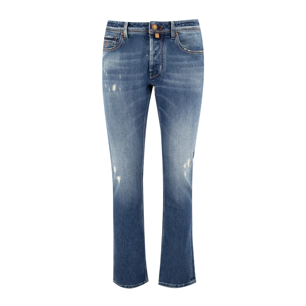 Jacob Cohën Herr Blå Jeans W36, Bomull, Bard Jeans