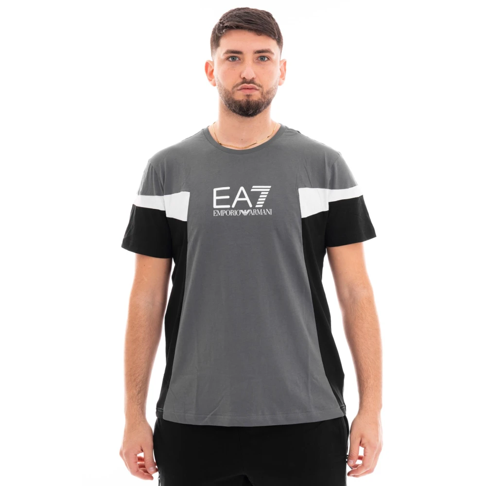 Emporio Armani EA7 Heren Casual T-shirt Gray Heren