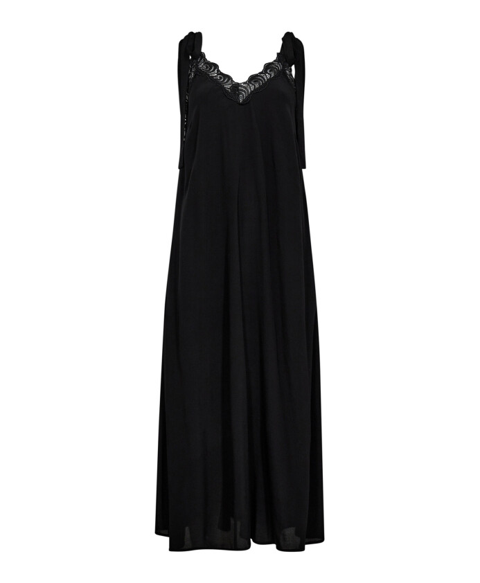 black-lace-strap-dress