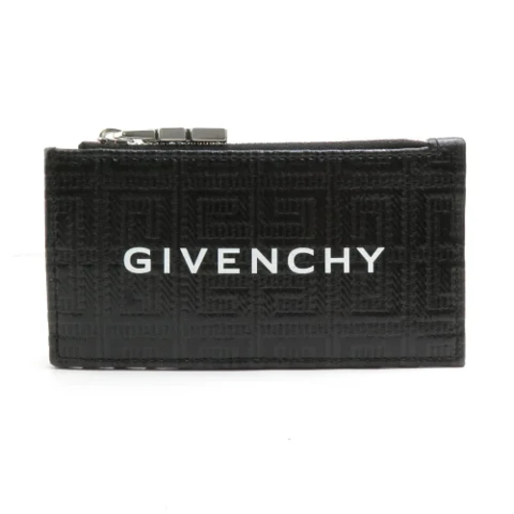 Givenchy Pre-owned Leather wallets Black Heren