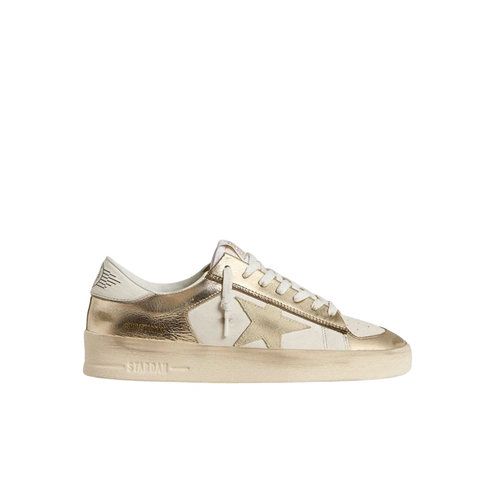 Golden Goose Stardan Suède en Gelamineerd Leer Dames Schoenen Veelkleurig Multicolor