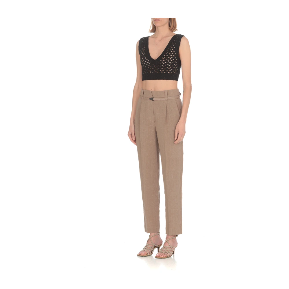 BRUNELLO CUCINELLI Sleeveless Tops Black Dames