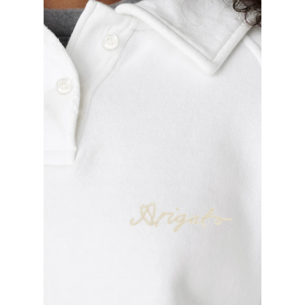 Axel Arigato Sky Polo Sweater White Dames