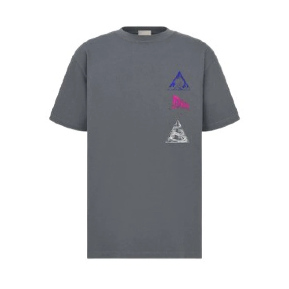 Dior Stijlvol T-shirt Gray Heren