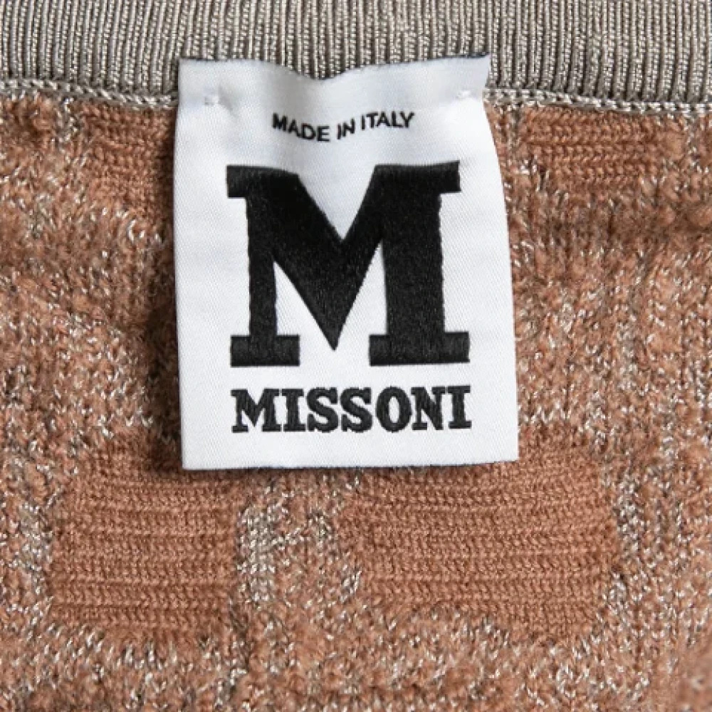 Missoni Pre-owned Knit bottoms Beige Dames