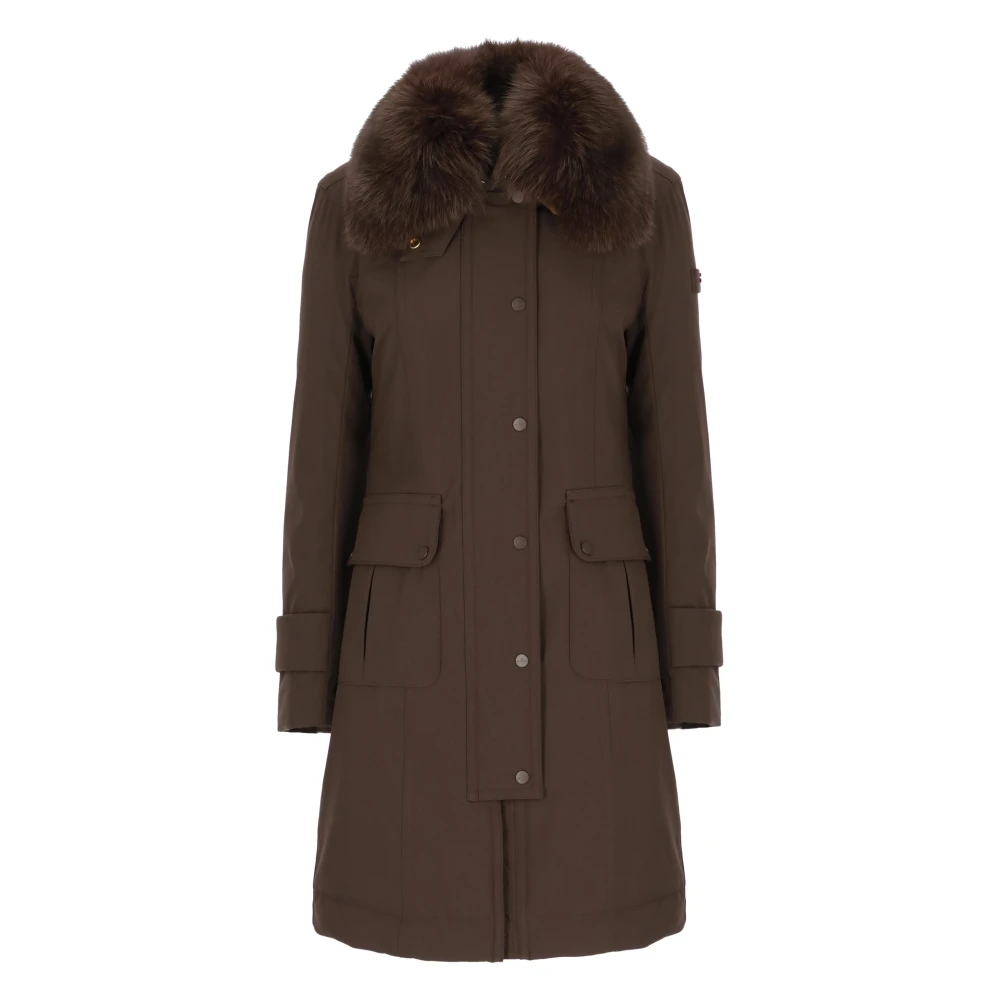 Peuterey Donna Marrone - Piumino Lungo - Coats - M