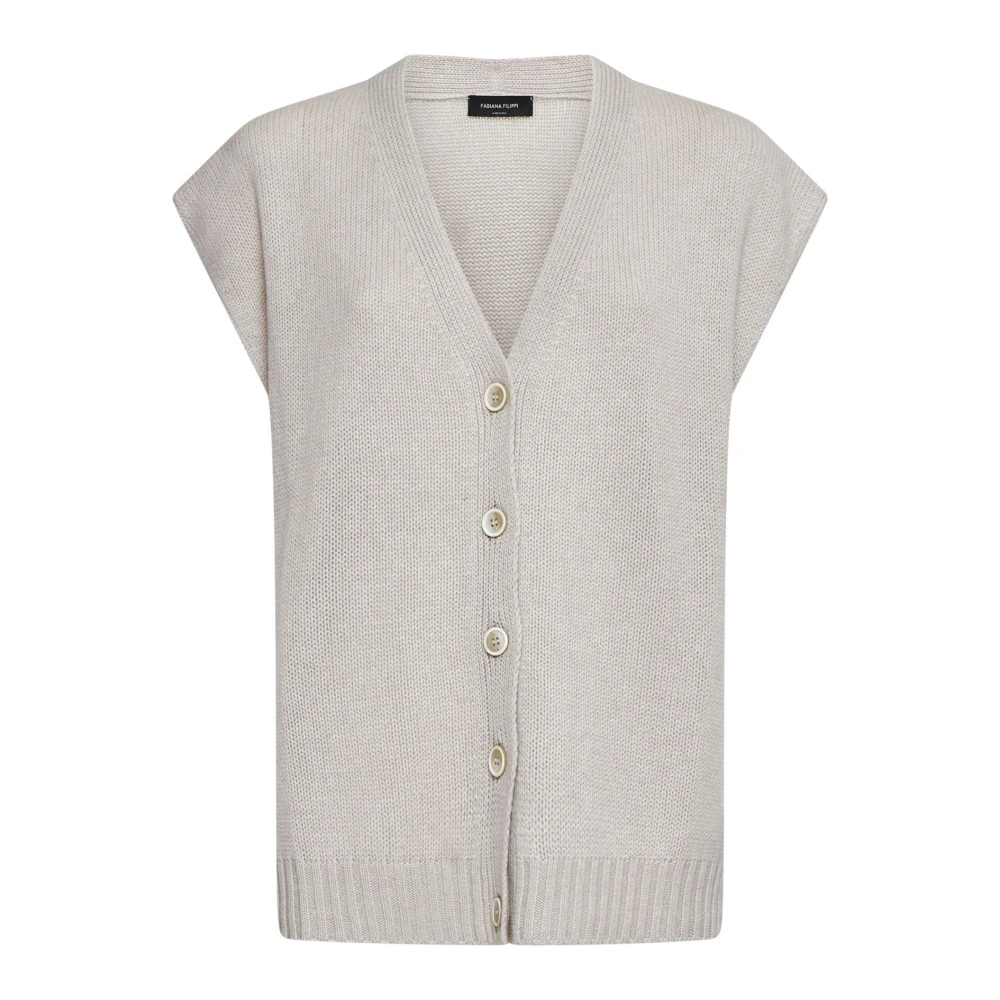 Fabiana Filippi Luxe Sweaters Collectie Gray Dames
