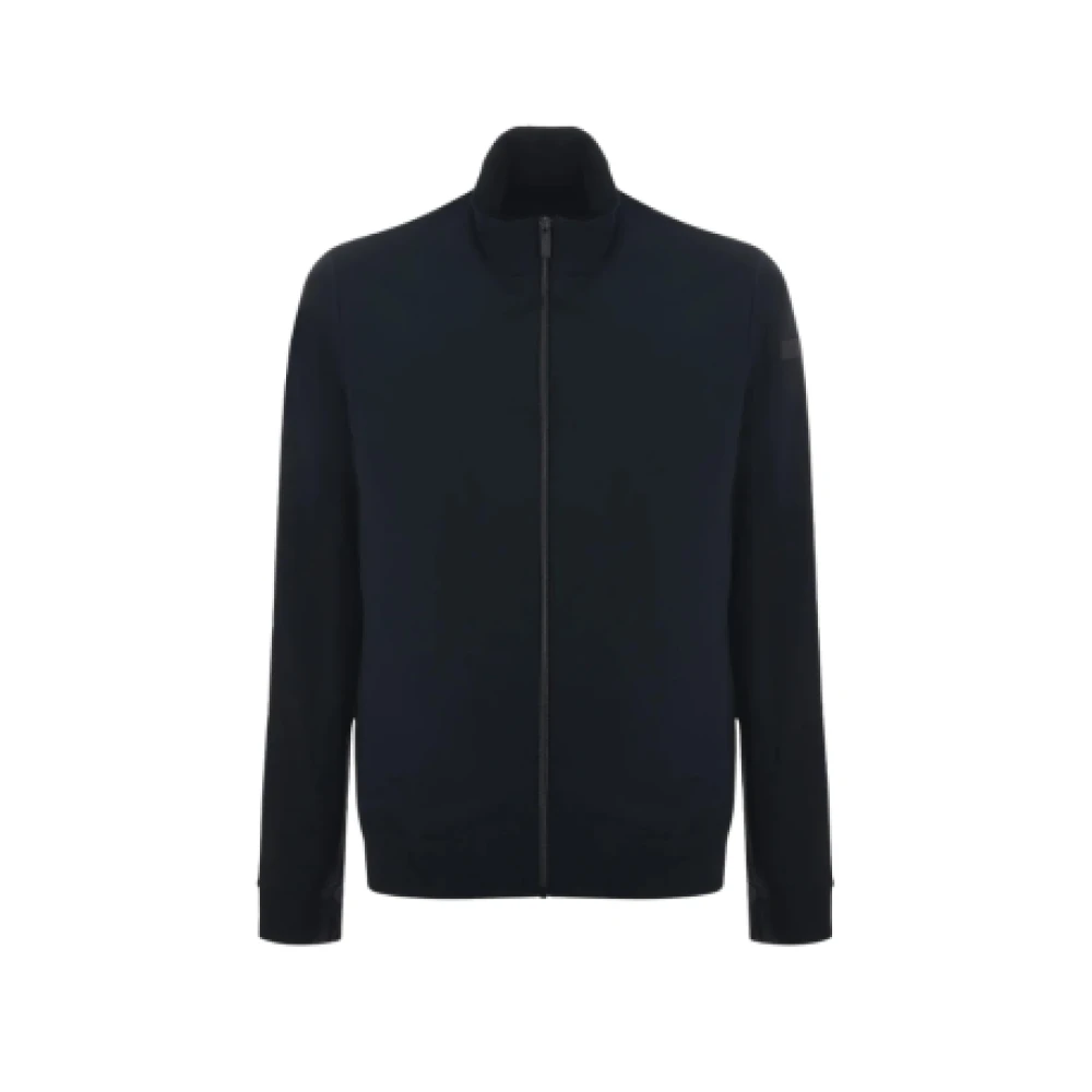 Rrd Men's Blue Maxell Full-Zip Knit - Zip-Throughs - S - Sweatshirts & Hoodies