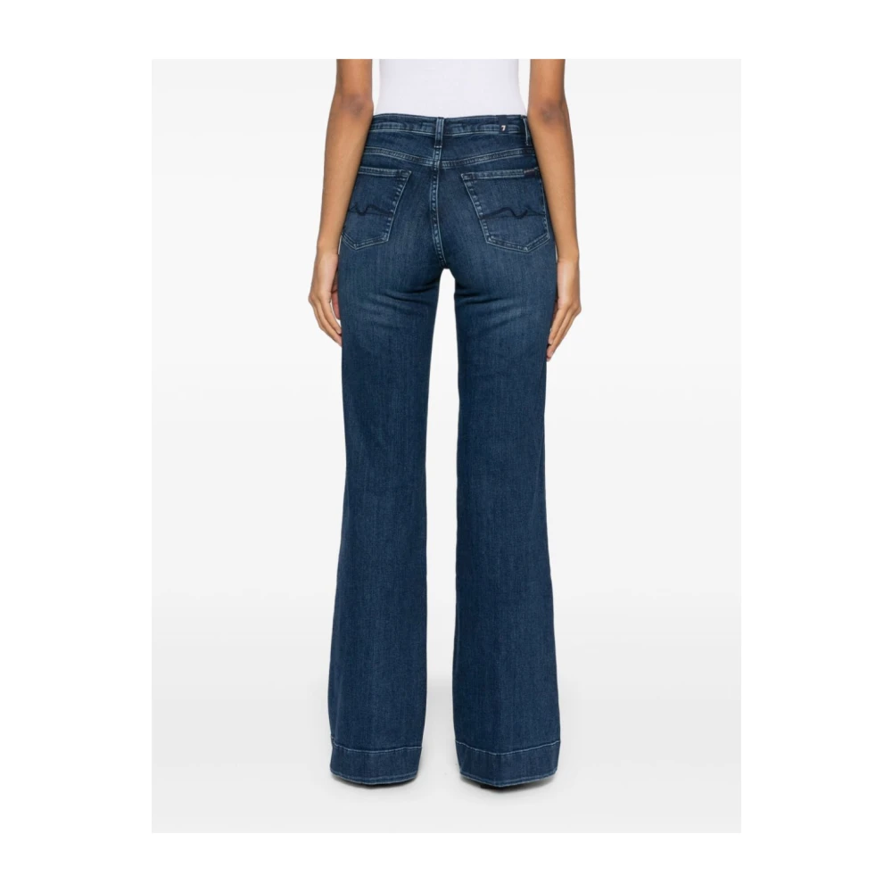 7 For All Mankind Moderne Dojo Soho High Rise Flared Jeans Blue Dames
