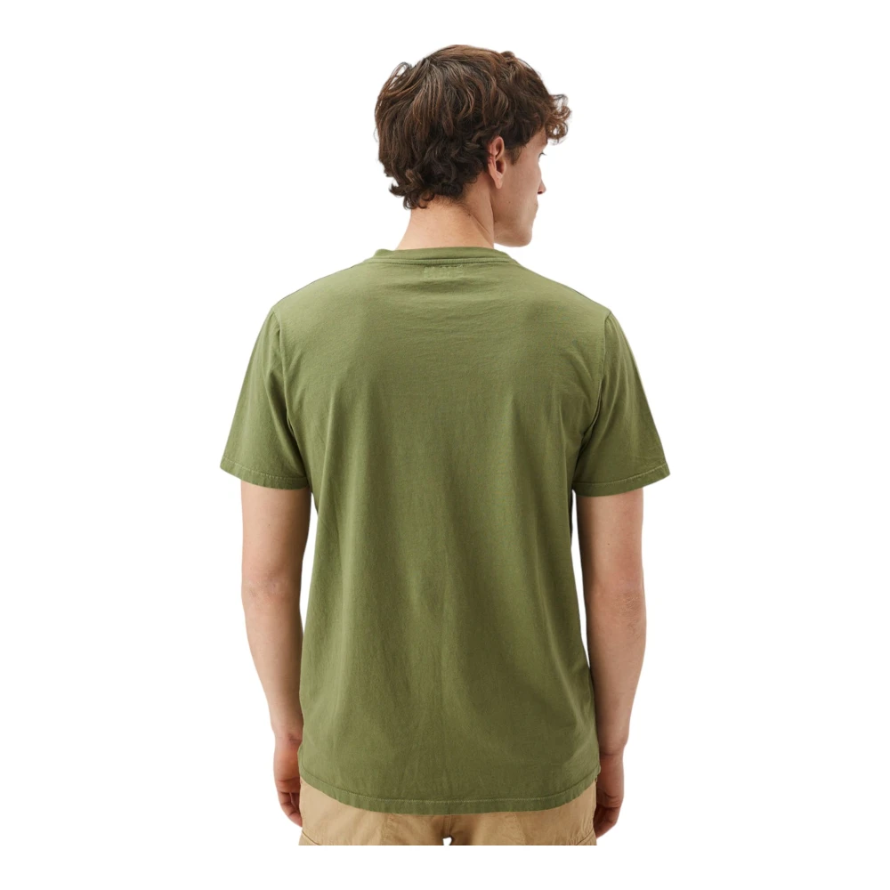 Roy Roger's Korte Mouw T-shirt Green Heren