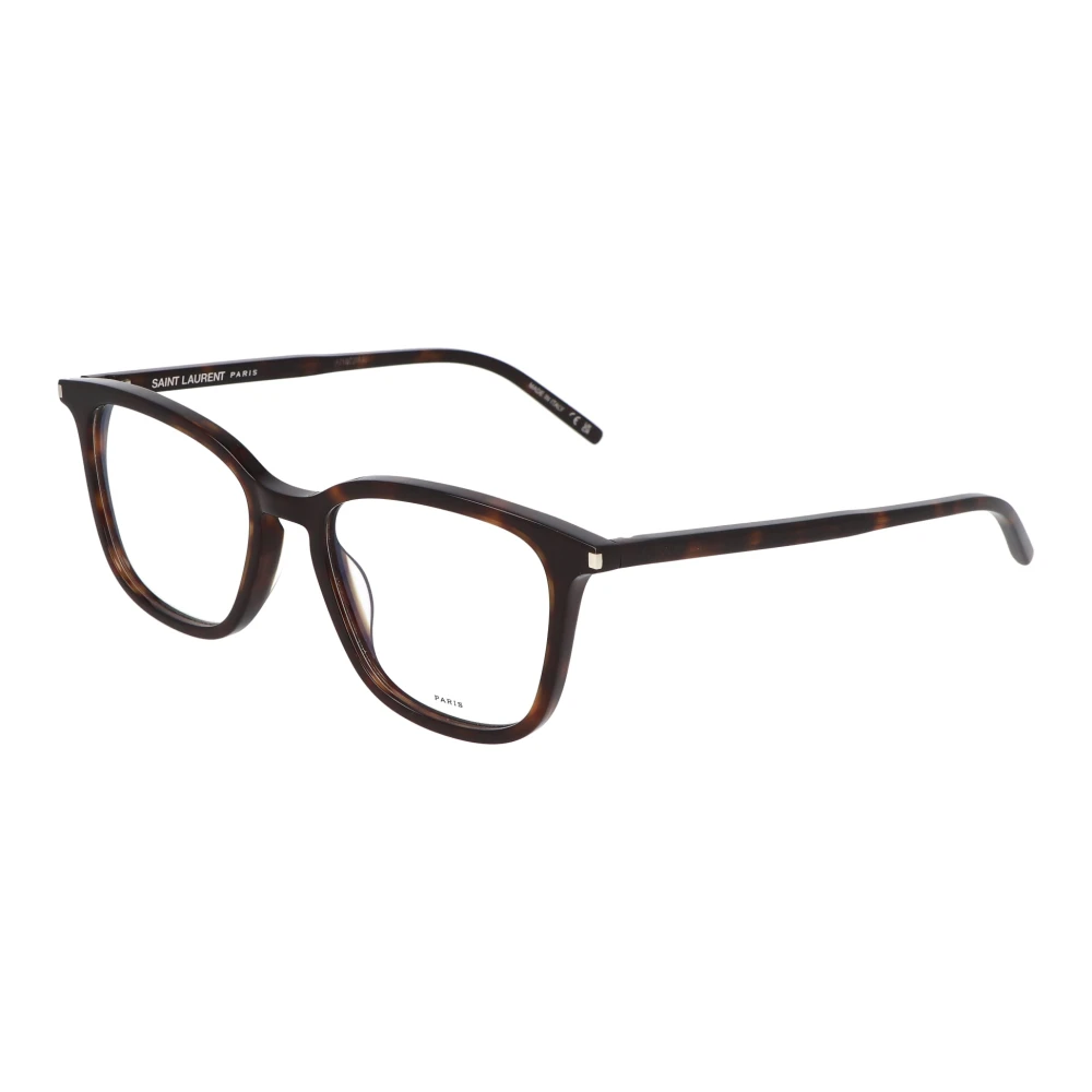 Saint Laurent Vierkante Brilmonturen Brown Unisex