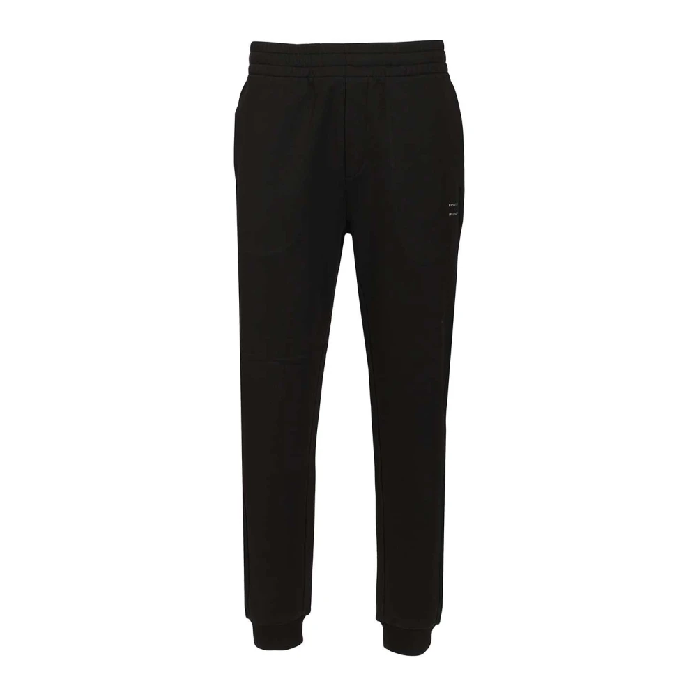 Moncler Men's Black Logo-Print Joggers - Sweatpants - L - Trousers