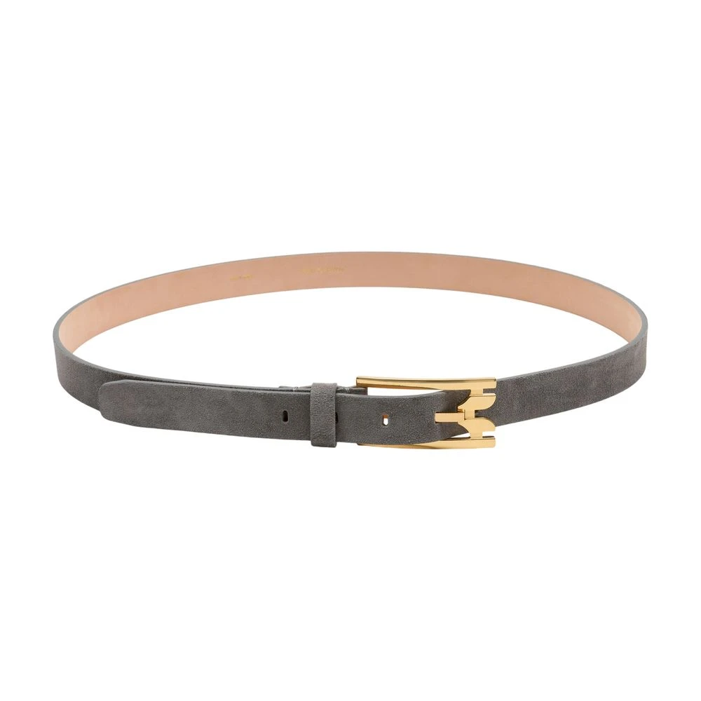 Victoria Beckham Women's Gray Belts, 90 Cm, Dorian Pin-Buckle Belt