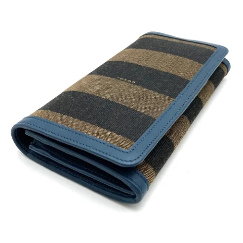 Fendi Vintage Pre-owned Canvas wallets Brown Dames