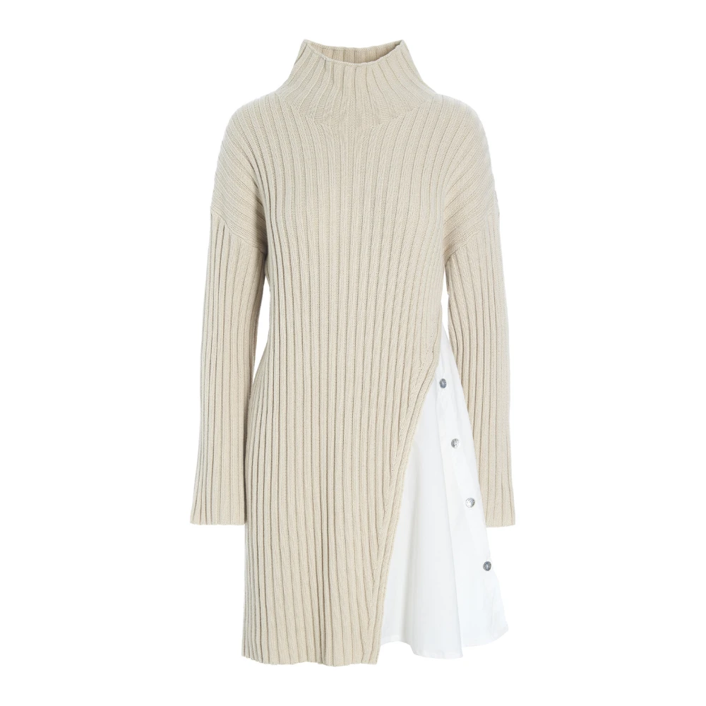 Bitte Kai Rand Gamine Knit Lang Blouse Ivory Beige Dames