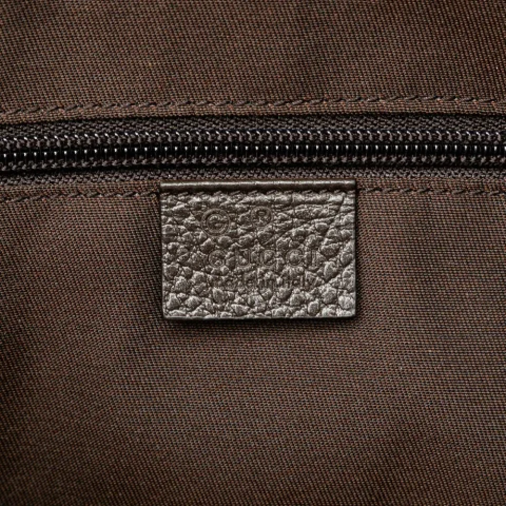 Gucci Vintage Pre-owned Canvas gucci-bags Beige Dames