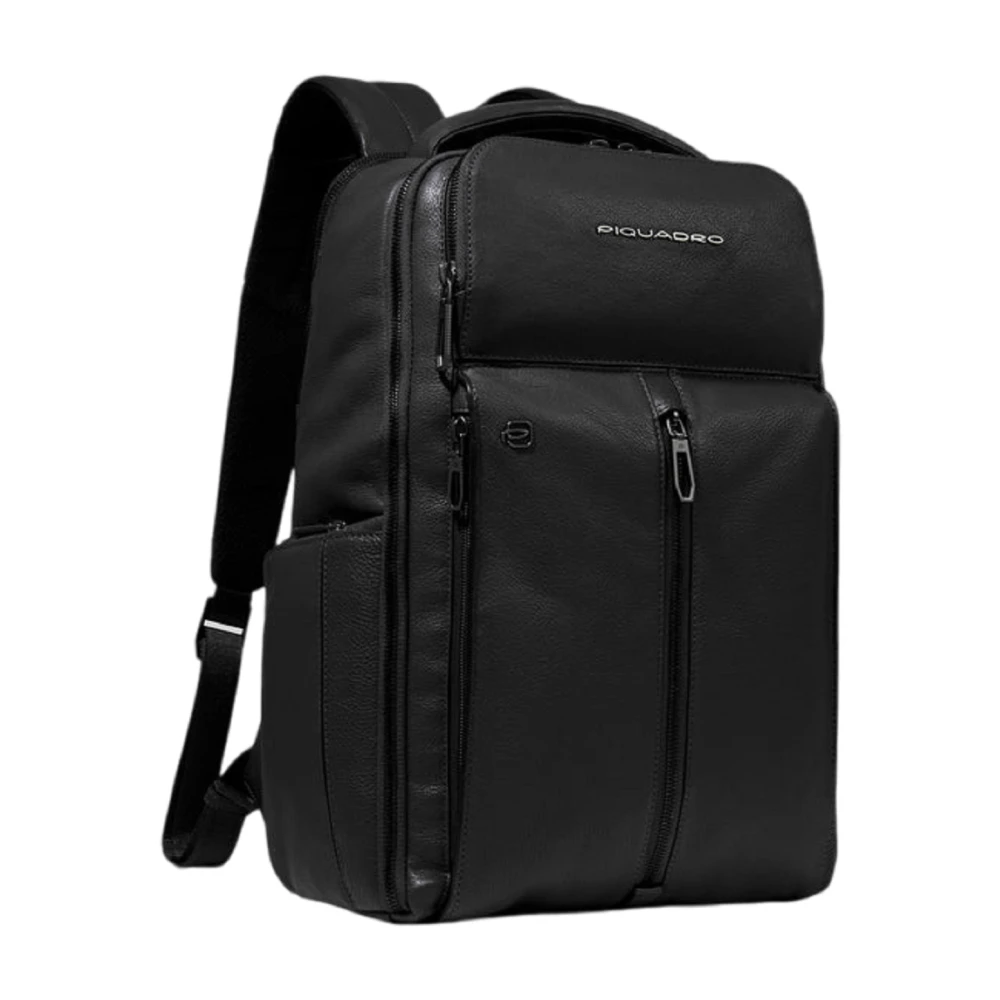 Piquadro Reisrugzak voor PC en iPad Pro Black Heren