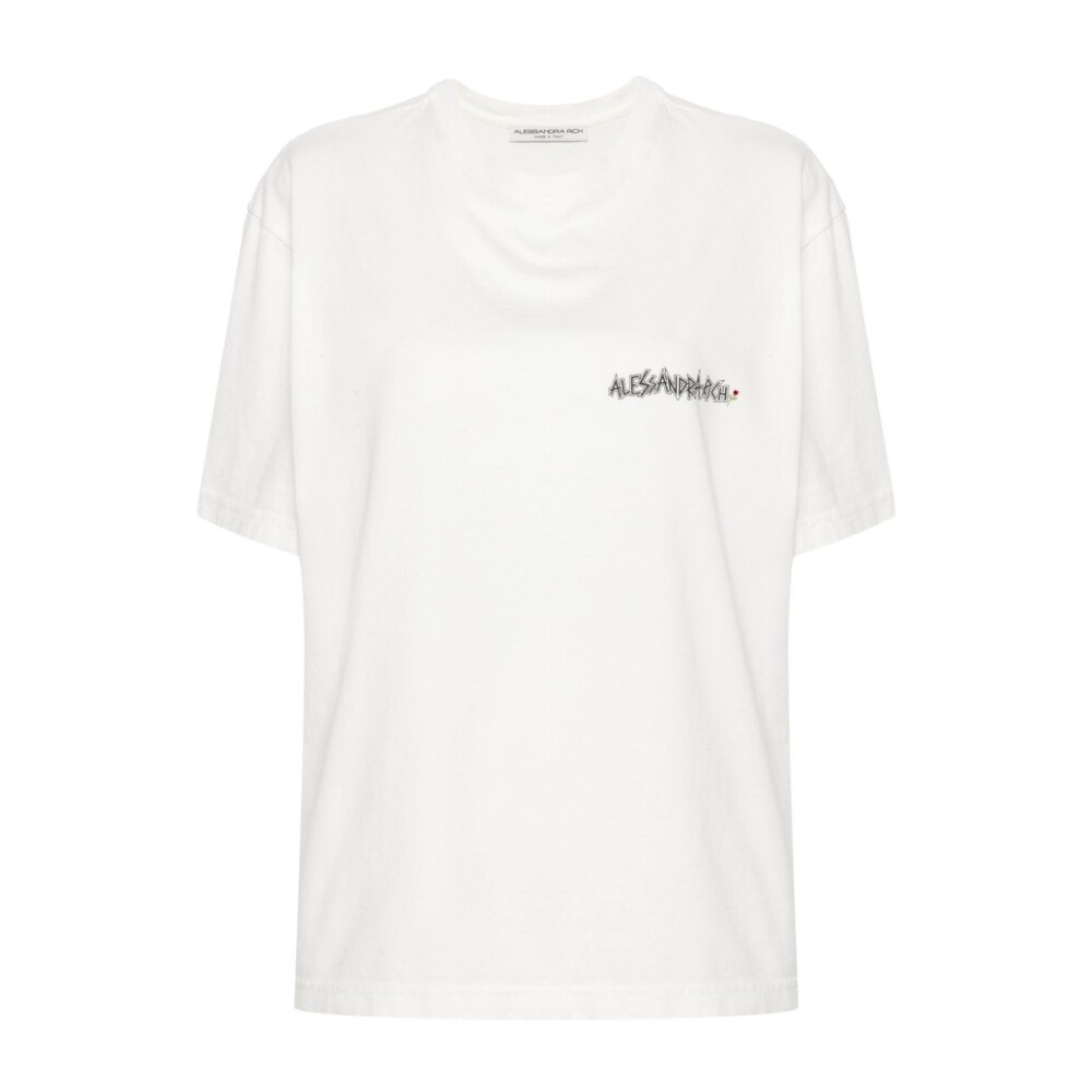 White T shirts and Polos by Alessandra Rich Alessandra Rich