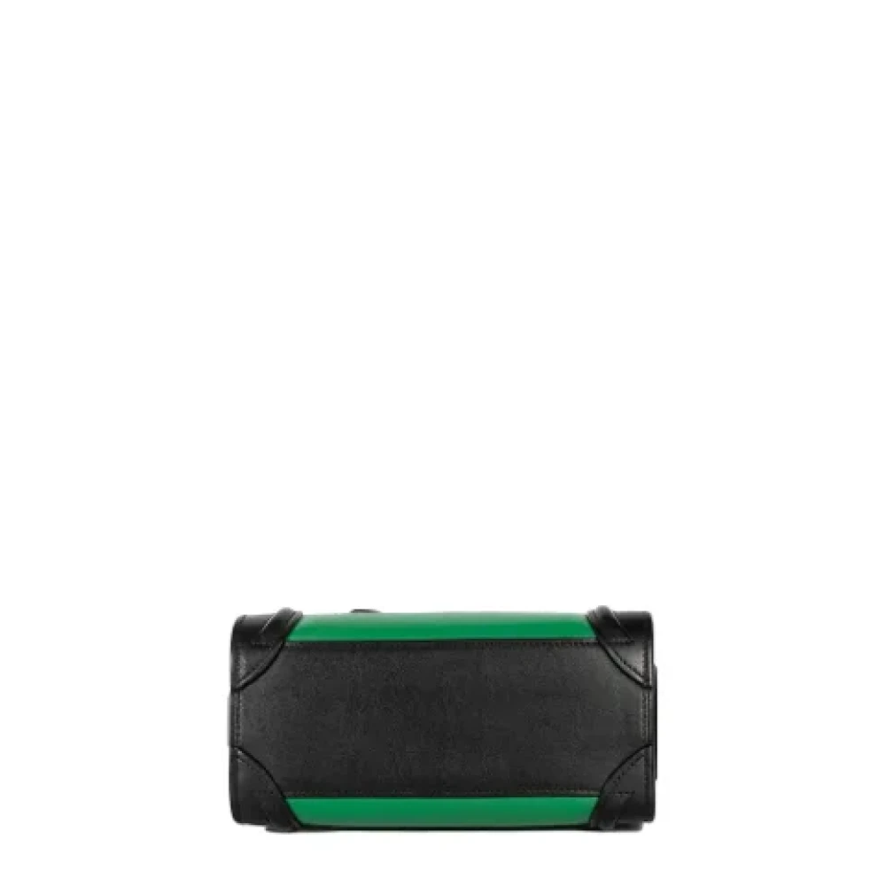 Celine Vintage Pre-owned Leather celine-bags Green Dames