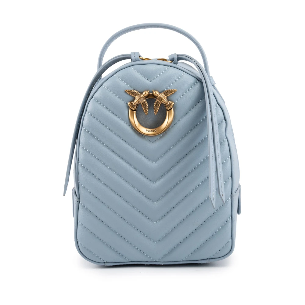 Pinko Lichtblauwe Love Bag Rugzak Blue Dames