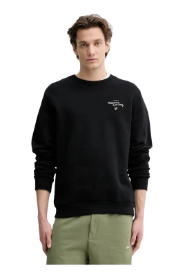 Grafisk sweatshirt med rund hals