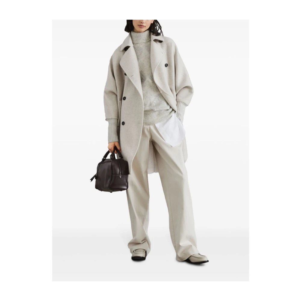 BRUNELLO CUCINELLI Luxe Sweaters Collectie Gray Dames