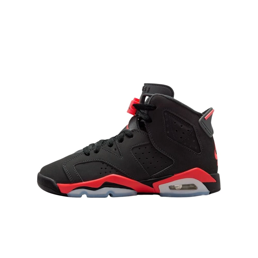 Jordan Black Trainers, Male, 6 Uk, Air 6 Retro Infrared Salesman