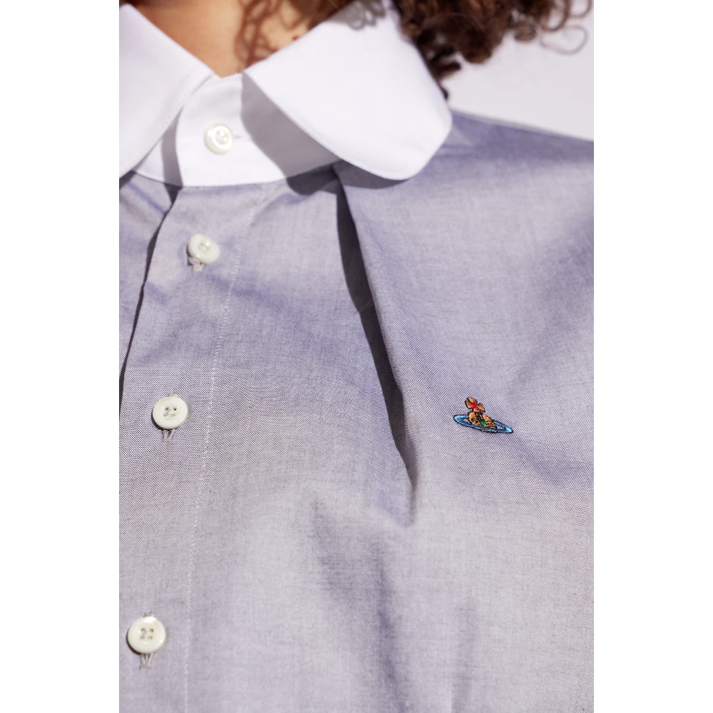 Vivienne Westwood Shirt met logo Gray Dames