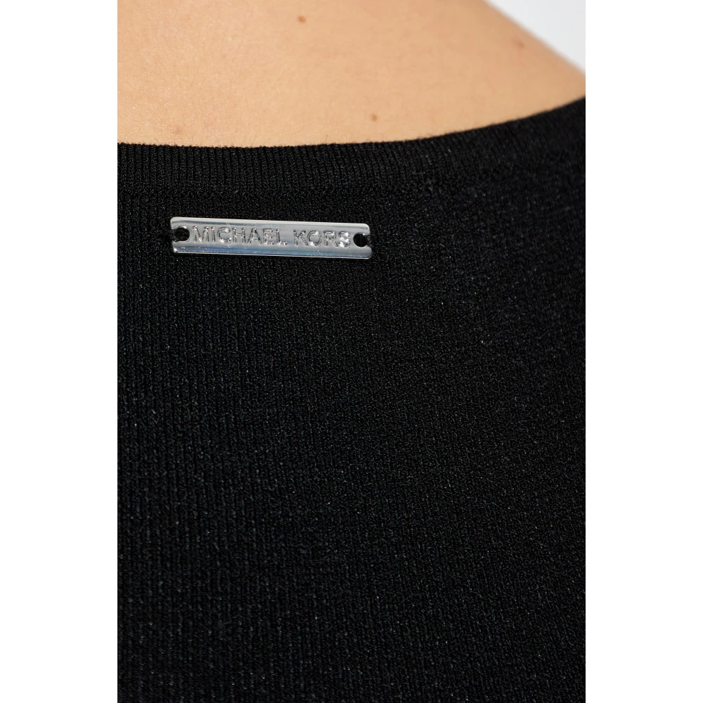 Michael Kors Crop Top Black Dames