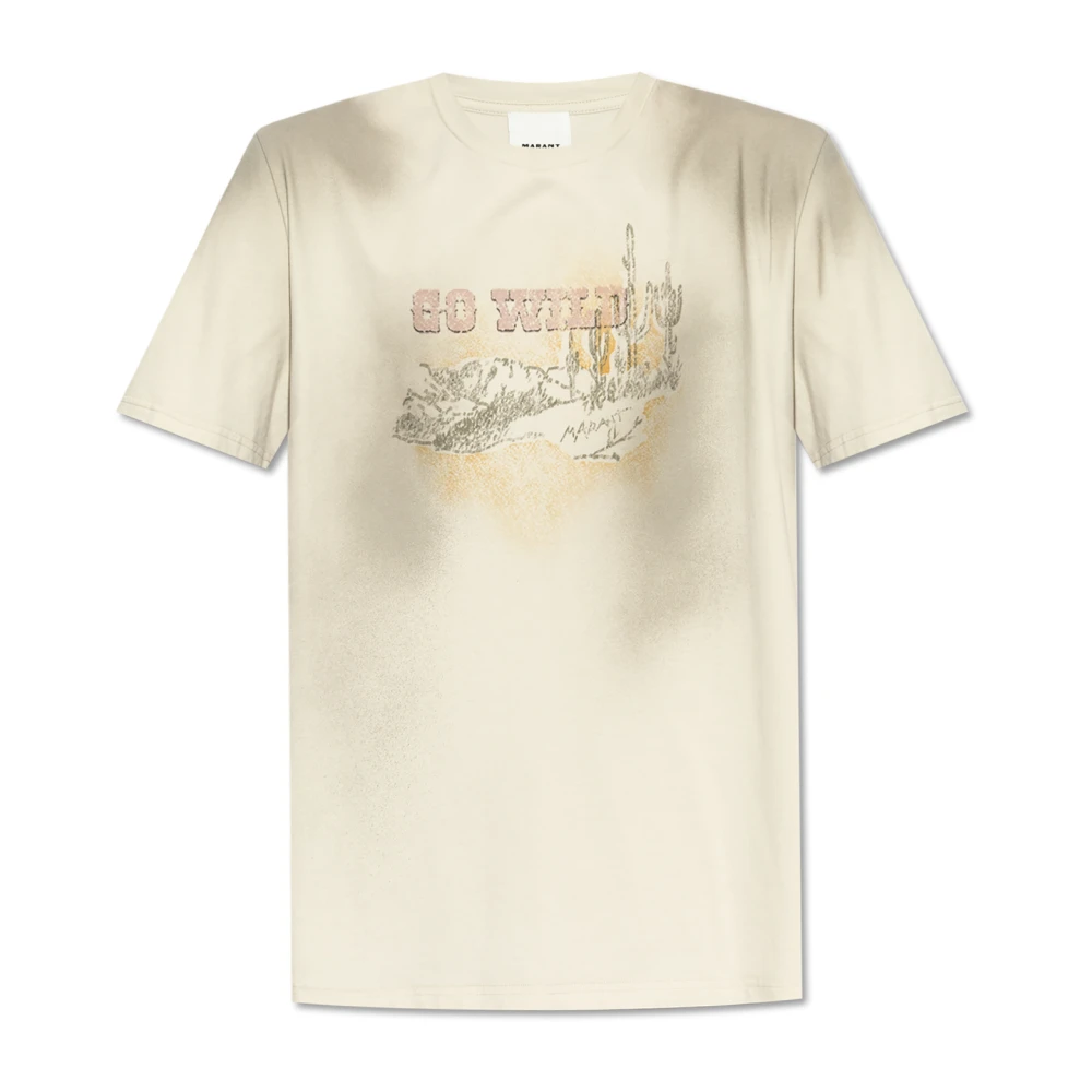 Isabel marant T-shirt Honore Gray Heren
