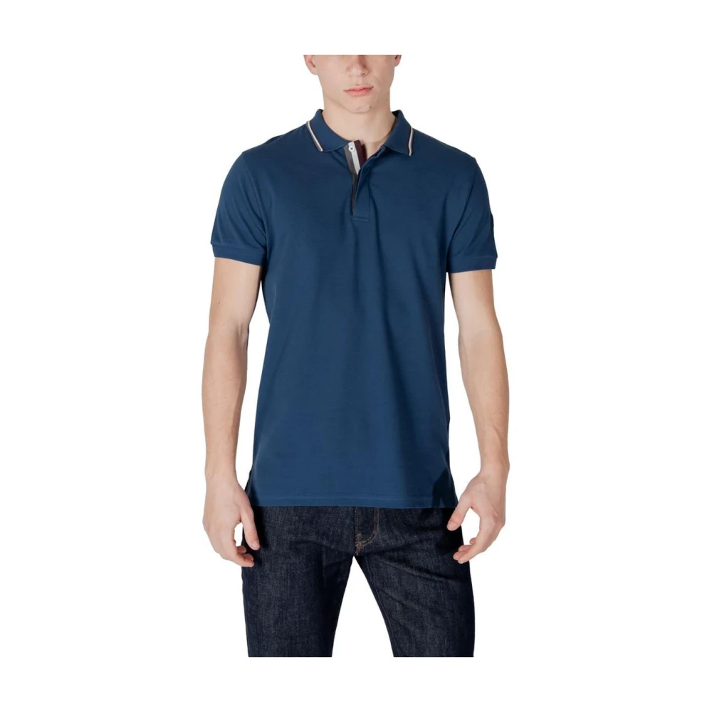 Colmar Blauw Katoenen Poloshirt Lente Zomer Collectie Blue Heren