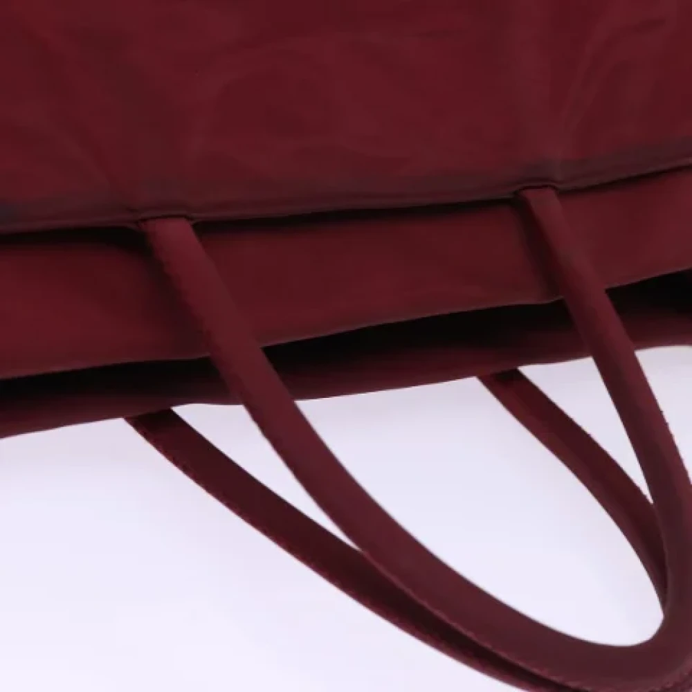 Prada Vintage Pre-owned Nylon handbags Red Dames