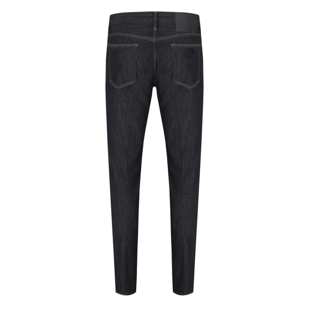 Emporio Armani Donkerblauwe Slim Fit Jeans Blue Heren