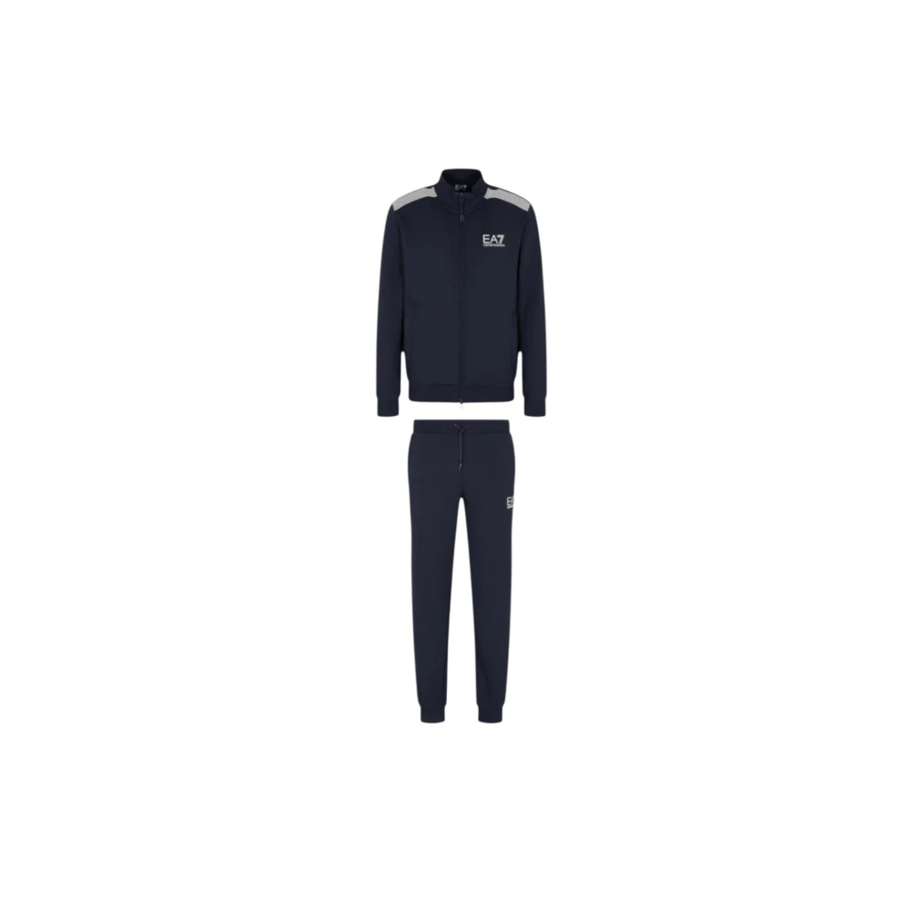 Emporio Armani Ea7 Mannelijk Blauw Tracksuit