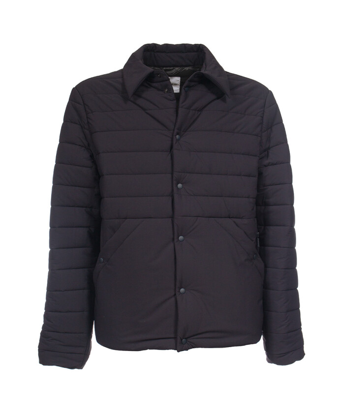 veste-doudoune-noire-col-classique