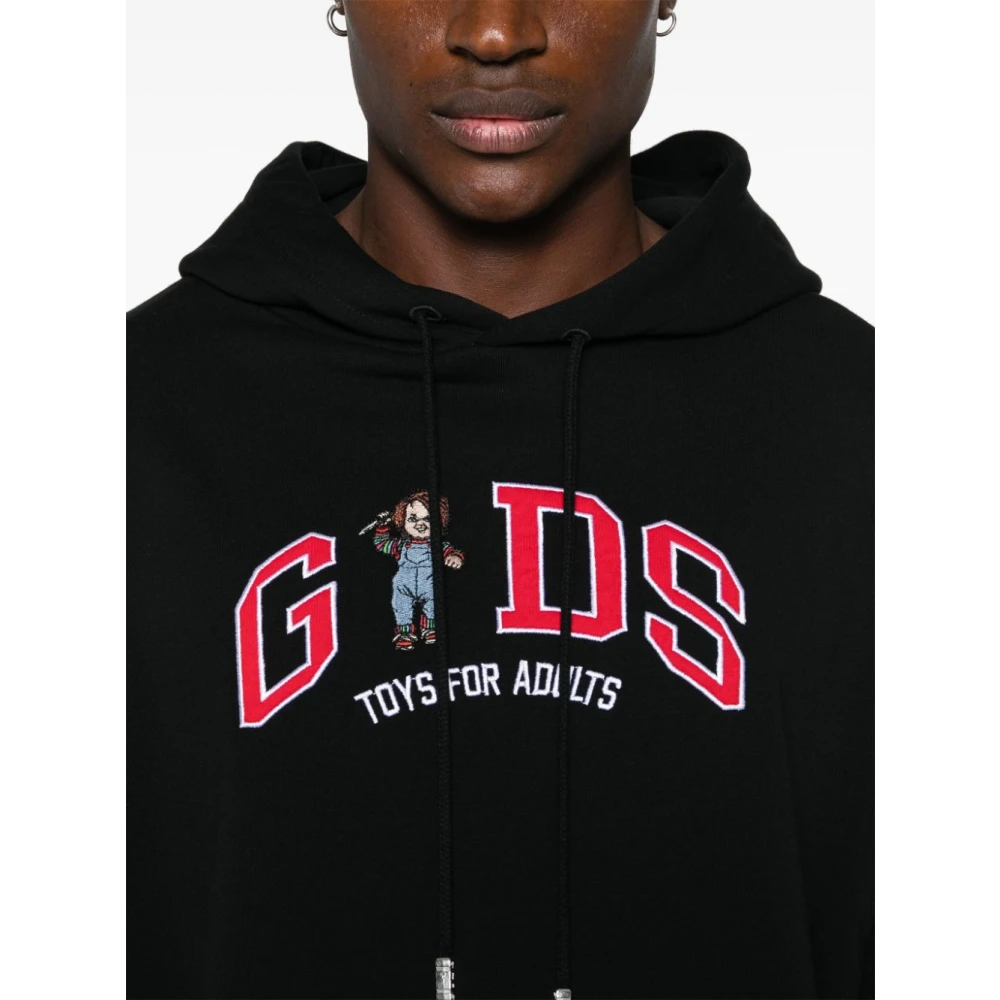 Gcds Zwarte Sweater Collectie Black Heren