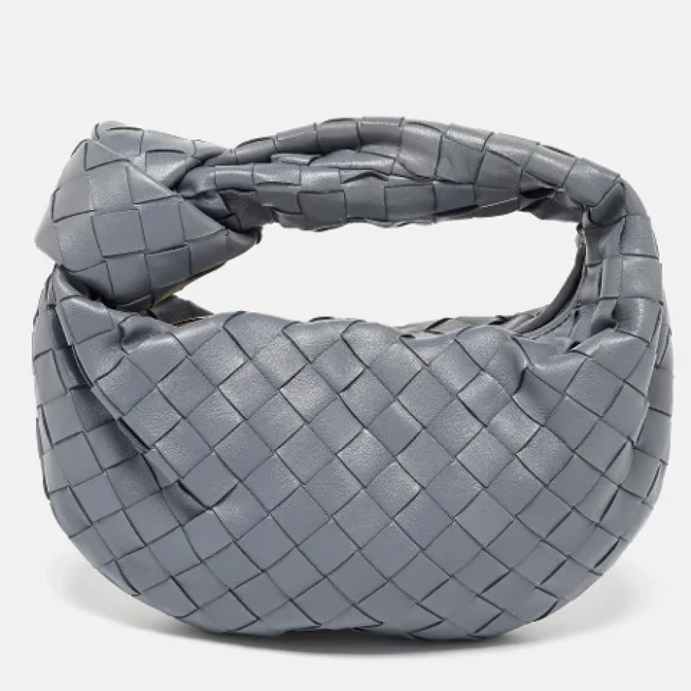 Bottega Veneta Vintage Pre-owned Leather handbags Gray Dames