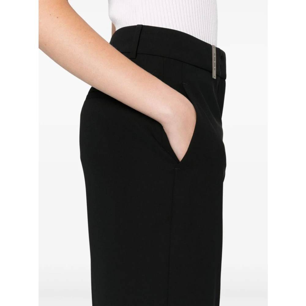 PESERICO Zwarte Broek voor Vrouwen Aw24 Black Dames