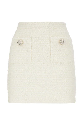 Textured Knit Mini Skirt